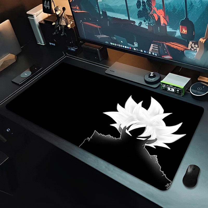 Esports Gaming Desk - DBZ Siyah Anime Mouse Pad Dragon