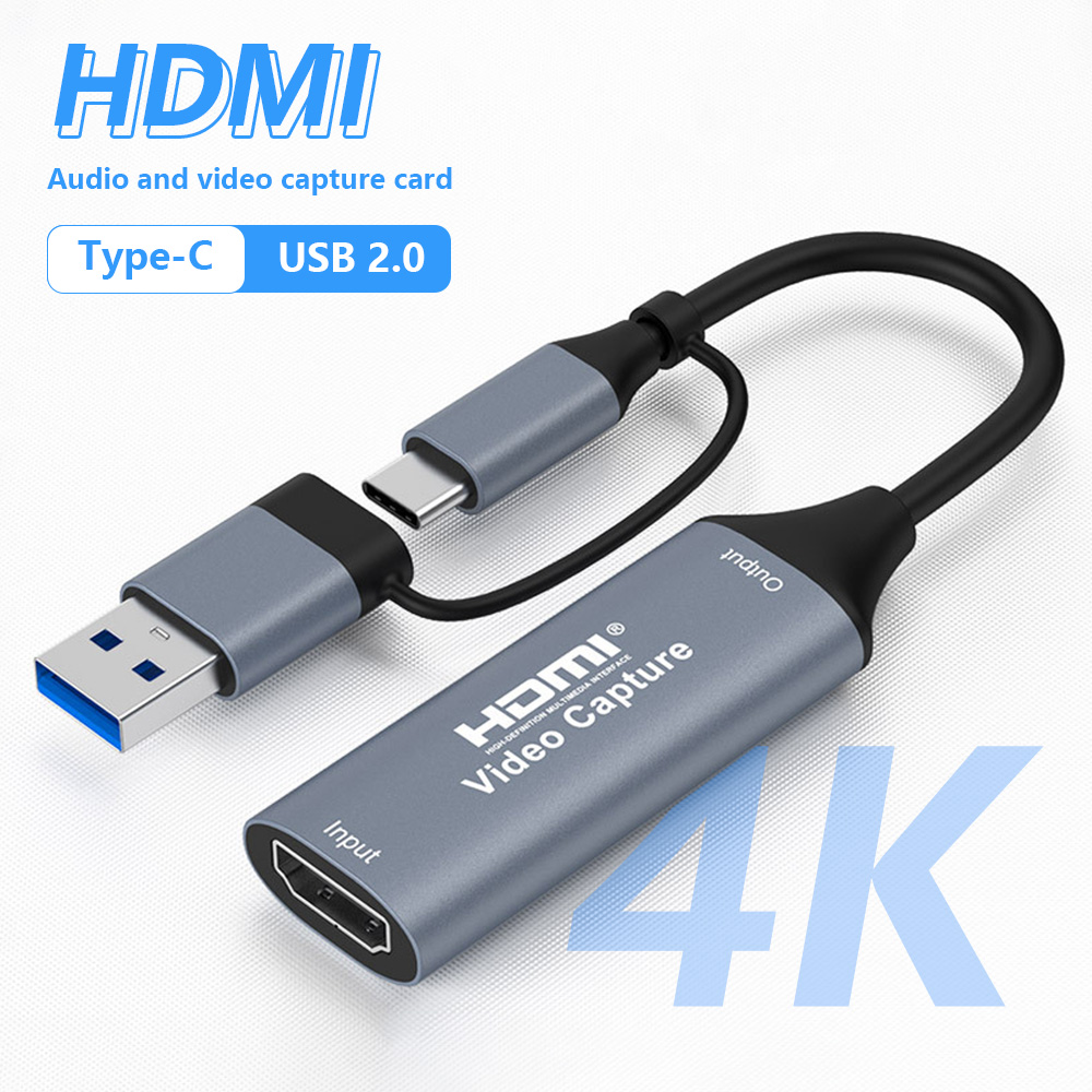 Capture Card 4K Hdmi - 4K 2'si 1 Arada USB 2.0