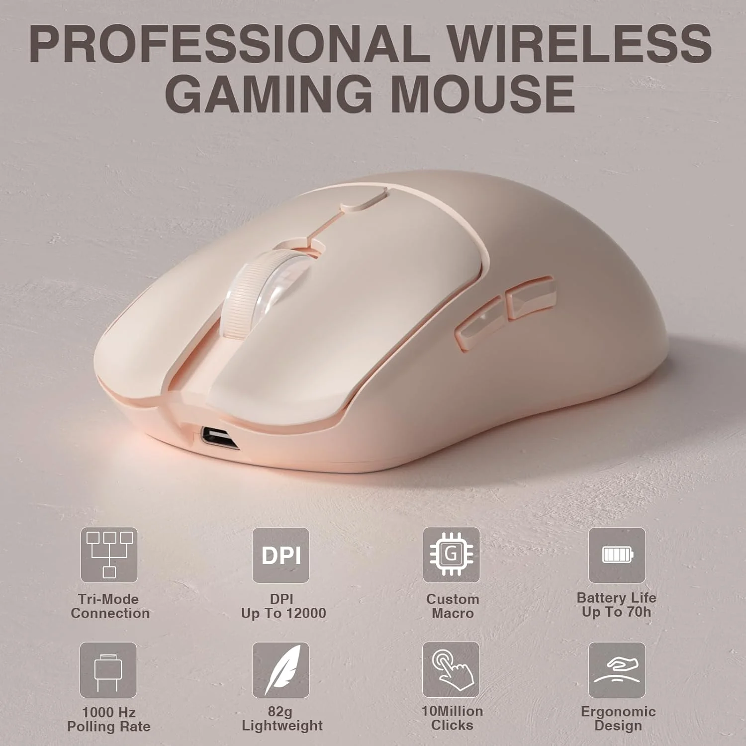Esports Gaming Mouse - AULA SC580X Üç Modlu Kablosuz Oyun