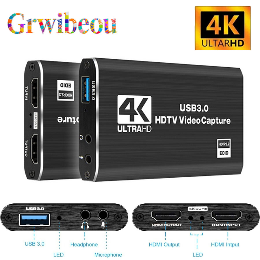 Capture Card 4K Hdmi - 4K USB 3.0 Video Yakalama Kartı
