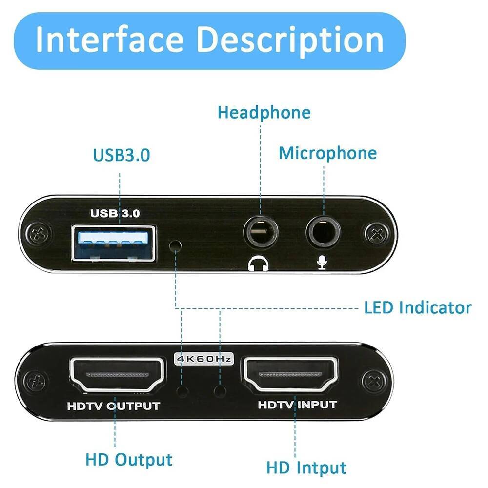 PS5 PC Oyunu Canlı Yayın Kamer - Capture Card 4K Hdmi incelemesi ve fiyatı