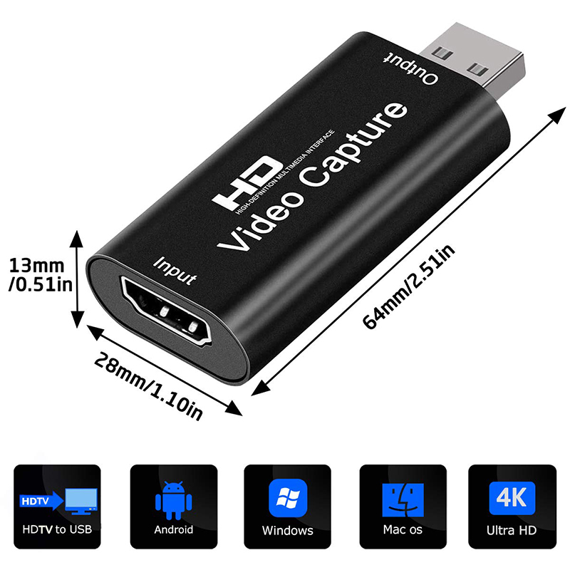 USB 2.0 Video Yakalama Kartı H - Capture Card 4K Hdmi incelemesi ve fiyatı