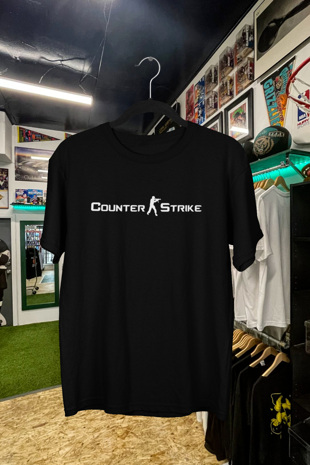 Vintage Counter Strike metinli - Esports Gaming Logo incelemesi ve fiyatı