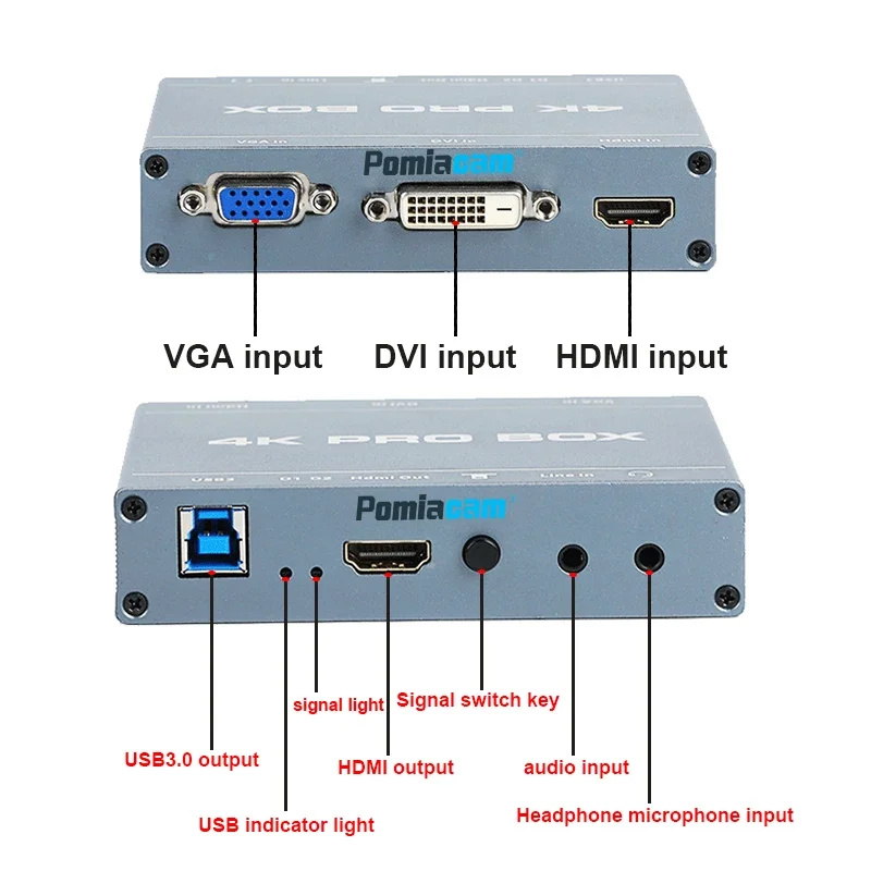 4K PRO BOX DVI HDMI VGA - USB3 - Capture Card 4K Hdmi incelemesi ve fiyatı