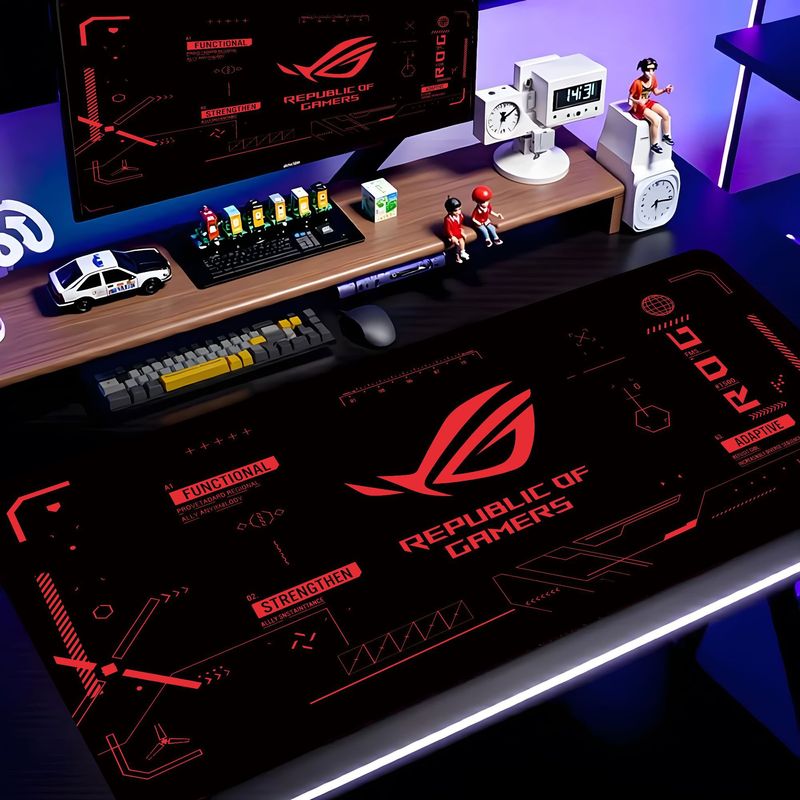 VIKAMA Siyah Pembe ROG Tech Ci - Esports Gaming Logo incelemesi ve fiyatı