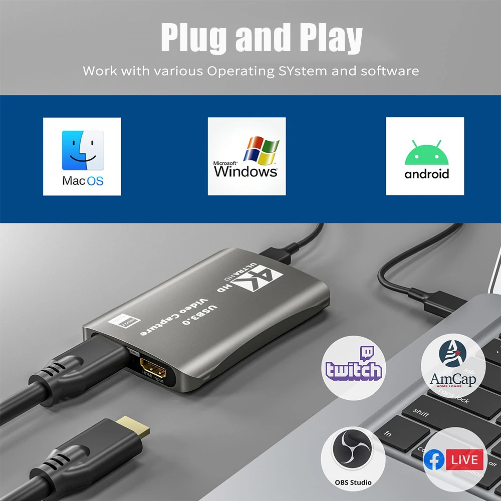 Oyun Kaydı için 4K HDMI Uyumlu - Capture Card 4K Hdmi incelemesi ve fiyatı