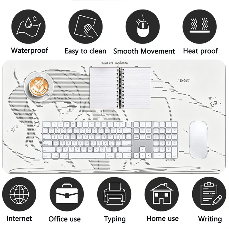 1 adet deri Mouse Pad Anime me - Esports Gaming Desk incelemesi ve fiyatı